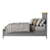 Кровать Квадро-С Серый №7042 + антик №24 картинка 5 Кровать Квадро-С Серый №7042 + антик №24 картинка 5