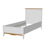 Кровать односпальная Пенни белый воск / антик 24 картинка 2