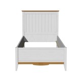 Кровать односпальная Пенни белый воск / антик 24 картинка 4