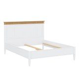 Кровать Ольса-160 Белый лак + антик №24 - картинка 4 Кровать Ольса-160 Белый лак + антик №24 - картинка 4