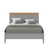 Кровать Ольса-180 серый №7042 + антик №24 - картинка 2