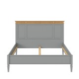 Кровать Ольса-180 серый №7042 + антик №24 - картинка 5