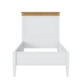 Кровать Ольса-90 Белый лак + антик №24- картинка 5 Кровать Ольса-90 Белый лак + антик №24- картинка 5