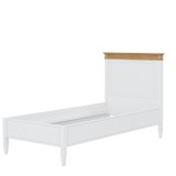 Кровать Ольса-90 Белый лак + антик №24- картинка 6 Кровать Ольса-90 Белый лак + антик №24- картинка 6