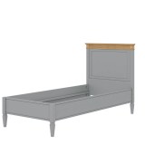 Кровать Ольса-90 серый №7042 + антик №24 - картинка 6