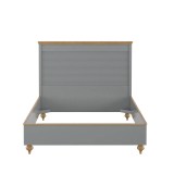 Кровать Рандеву-140  серый №7042 + антик №24 - картинка 5