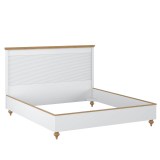 Кровать Рандеву-180 Белый лак + антик №24 - картинка 2 Кровать Рандеву-180 Белый лак + антик №24 - картинка 2