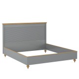 Кровать Рандеву-180 МАССИВ СОСНЫ серый №7042 + антик №24 - картинка 2 Кровать Рандеву-180 МАССИВ СОСНЫ серый №7042 + антик №24 - картинка 2