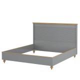 Кровать Рандеву-180 МАССИВ СОСНЫ серый №7042 + антик №24 - картинка 3 Кровать Рандеву-180 МАССИВ СОСНЫ серый №7042 + антик №24 - картинка 3