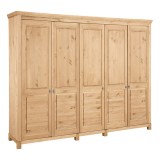 Купить Шкаф для одежды Рауна пять глухих дверей (бейц/масло)