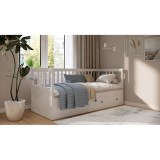 КЫМОР Кровать-кушетка с хранилищем 80x200 белый картинка 7 КЫМОР Кровать-кушетка с хранилищем 80x200 белый картинка 7