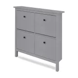 КЫМОР Тумба для обуви 106х101х22 серый - картинка 1