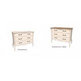 Комод Лебо с тремя ящиками бежевый воск/браун Комод Лебо с тремя ящиками бежевый воск/браун