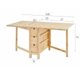 МЫРПОМ Стол раскладной прозрачный лак картинка 8 МЫРПОМ Стол раскладной прозрачный лак картинка 8