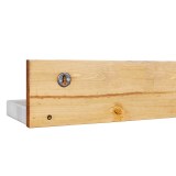 Настенная полка Бостон белый воск+антик - картинка 4 Настенная полка Бостон белый воск+антик - картинка 4