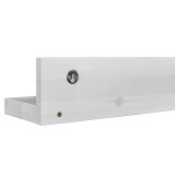 Настенная полка Бостон белый воск - картинка 4 Настенная полка Бостон белый воск - картинка 4