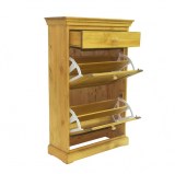 CHAUSSURE 2P 1T, Обувница 2-х дверная с ящиком (68 х 28 х 107) CHAUSSURE 2P 1T, Обувница 2-х дверная с ящиком (68 х 28 х 107)