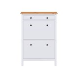 Обувница 3 ящ ХЕМНЭС (Россия) белый/светло-корич. картинка 2 Обувница 3 ящ ХЕМНЭС (Россия) белый/светло-корич. картинка 2