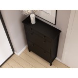 Обувница 3 ящика ХЕМНЭС (Россия) 89х128х31 черный картинка 7 Обувница 3 ящика ХЕМНЭС (Россия) 89х128х31 черный картинка 7