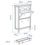 Обувница КАНТРИ (ХЕМНЭС) черный (1уп.) - картинка 2 Обувница КАНТРИ (ХЕМНЭС) черный (1уп.) - картинка 2