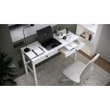 Письменный стол 121х47х75 ХЕМНЭС КЫМОР белый  - картинка 8