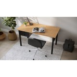 Письменный стол АРКЕЛЬСТОРП (ВУХТЫМ) черный/светло-кор 6 Письменный стол АРКЕЛЬСТОРП (ВУХТЫМ) черный/светло-кор 6