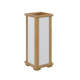 Подставка для зонтов Рандеву (белый лак/антик-24) фото