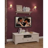 Полка настенная Бейли белый воск2 Полка настенная Бейли белый воск2