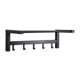 Полка навесная 79 КАНТРИ (ХЕМНЭС) черный лак   - картинка 1