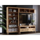 Полка навесная ХЕМНЭС (Россия) светло коричневый картинка 6