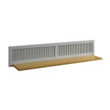 Полка навесная Рандеву-120 серый №7042 + антик №24 картинка 1