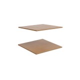 Полки встраиваемые для шкафов Бридж (упаковка из 2х штук) браун