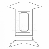 полка угловая 60*60