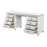 Стол письменный Рауна 08 (белый воск УКВ) Стол письменный Рауна 08 (белый воск УКВ)