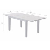 Раздвижной стол 147/204x95 СТУРНЭС (ШАНЬ) белый рис.3 Раздвижной стол 147/204x95 СТУРНЭС (ШАНЬ) белый рис.3