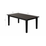 Раздвижной стол 201/293x105 СТУРНЭС (ШАНЬ) венге рис.7 Раздвижной стол 201/293x105 СТУРНЭС (ШАНЬ) венге рис.7