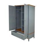 Шкаф 21 Пенни комбинированный серый 7046/антик 24 картинка 3 Шкаф 21 Пенни комбинированный серый 7046/антик 24 картинка 3