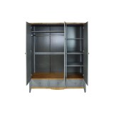 Шкаф 33 Пенни 1-м зеркалом серый 7046/антик 24 картинка 4 Шкаф 33 Пенни 1-м зеркалом серый 7046/антик 24 картинка 4