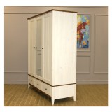 Шкаф 33 Пенни с 1-м зеркалом белый воск/антик 24 картинка 7 Шкаф 33 Пенни с 1-м зеркалом белый воск/антик 24 картинка 7