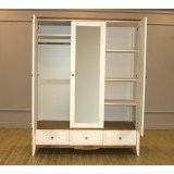 Шкаф 33 Пенни с 1-м зеркалом белый воск/антик 24 картинка 9 Шкаф 33 Пенни с 1-м зеркалом белый воск/антик 24 картинка 9