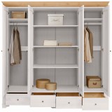 Шкаф Бейли 4-х дверный с глухими дверями