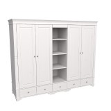 Шкаф Бейли 5-ти дверный с 4 глухими дверями и полками