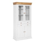 Шкаф Бостон 4+2 белый воск+антик - картинка 1