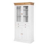 Шкаф Бостон 4+2 белый воск+антик - картинка 3