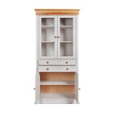 Шкаф Бостон 4+2 белый воск+антик - картинка 5