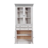 Шкаф Бостон 4+2 Белый воск+серый - картинка 5 Шкаф Бостон 4+2 Белый воск+серый - картинка 5