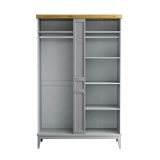 Шкаф для одежды Бон Вояж 20 Серый № 7042 / Антик № 24 картинка 3 Шкаф для одежды Бон Вояж 20 Серый № 7042 / Антик № 24 картинка 3