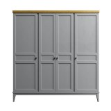 Шкаф для одежды Бон Вояж 40 Серый № 7042 / Антик № 24 картинка 2