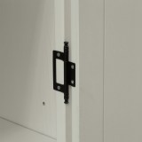 Шкаф для одежды Квадро-С 20 Белый лак + антик №24 картинка 6 Шкаф для одежды Квадро-С 20 Белый лак + антик №24 картинка 6