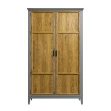 Шкаф для одежды Квадро-С 20 Серый №7042 + антик №24 картинка 2